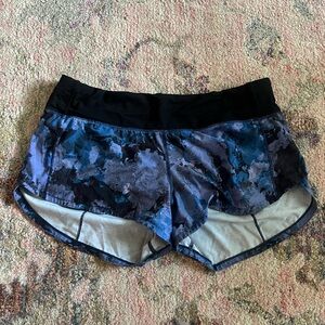 Patterned lululemon shorts